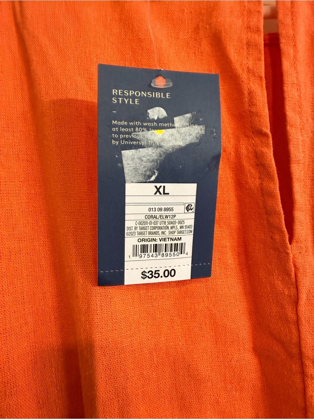 Universal Thread Coral Cutout Dress XL - Picture 5 of 10